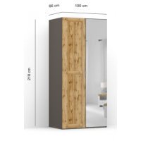 DULAP LEX 100-218-66 B GRI/DWO/R/O